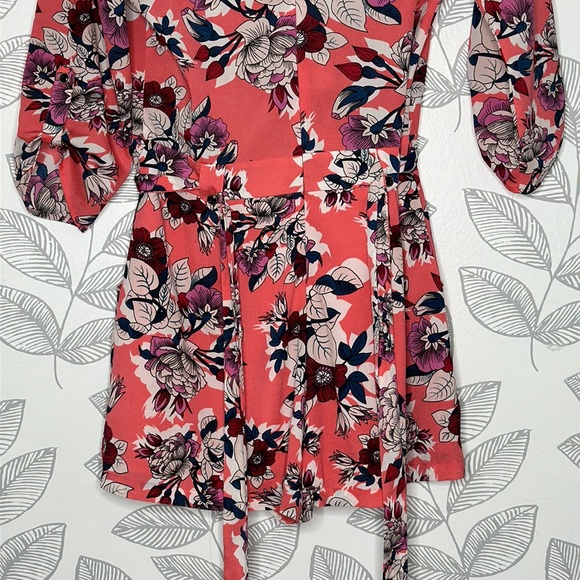 Yumi Kim Liz Romper Floral Print Pink Size Small - Picture 8 of 8